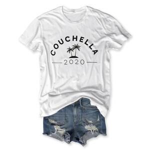 Couchella Music Festival Graphic Tee 2X XXL NEW NWT White